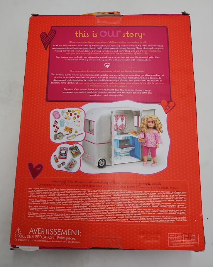 Our Generation RV Seeing You Camper Food Accessory Set for 18" Dolls SEE DETAILs