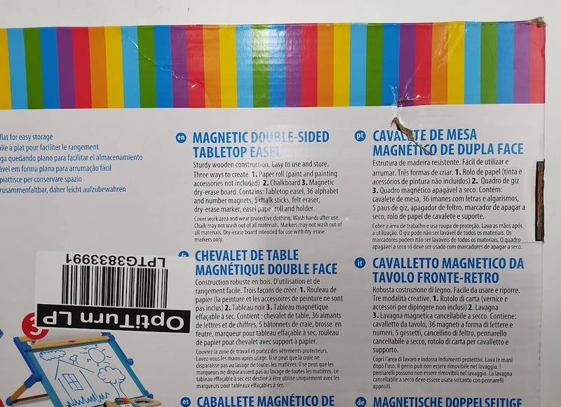 Melissa & Doug Double-Sided Magnetic Tabletop Art Easel SEE DETAILS (LOCAL PICKUP ONLY)