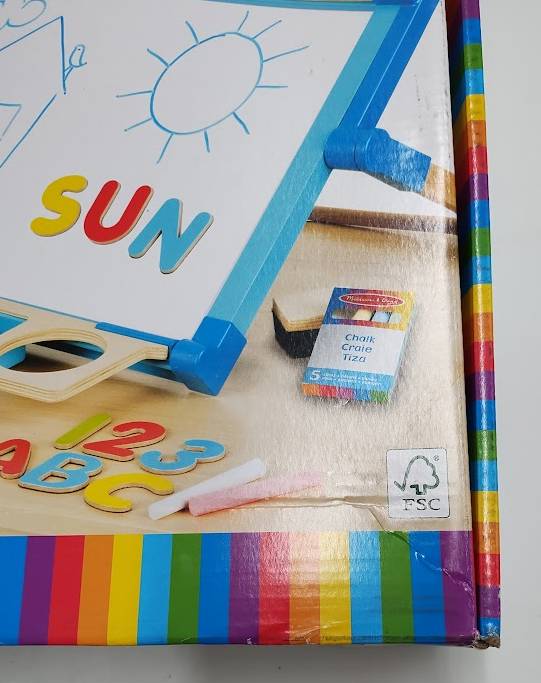 Melissa & Doug Double-Sided Magnetic Tabletop Art Easel SEE DETAILS (LOCAL PICKUP ONLY)