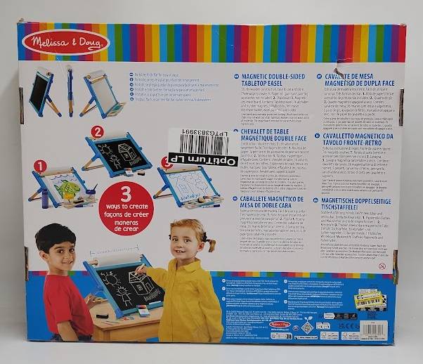 Melissa & Doug Double-Sided Magnetic Tabletop Art Easel SEE DETAILS (LOCAL PICKUP ONLY)