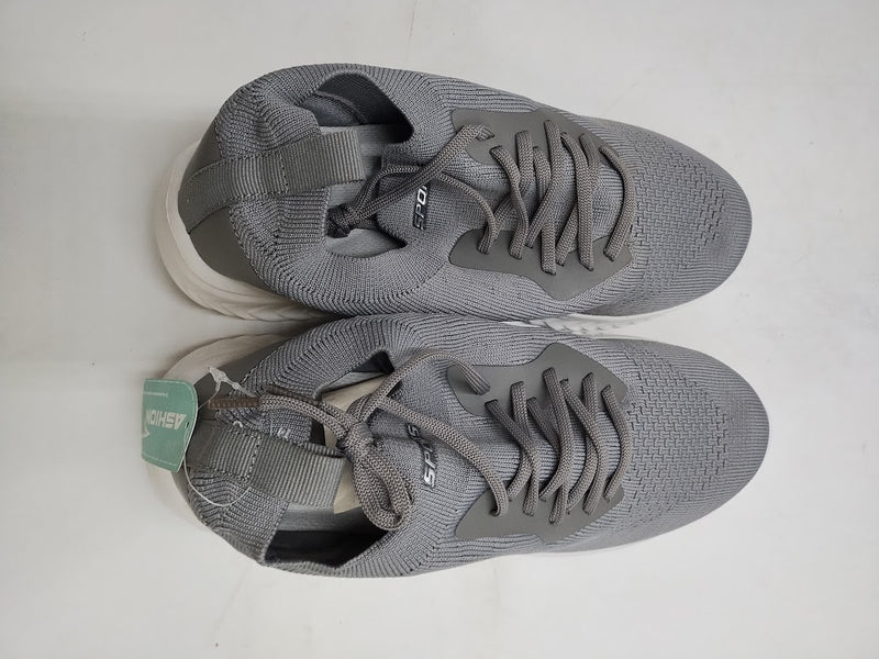 Sneakers Adult Unisex Grey Mesh Slip On Unisex M 7.5-8 W 9.5-10
