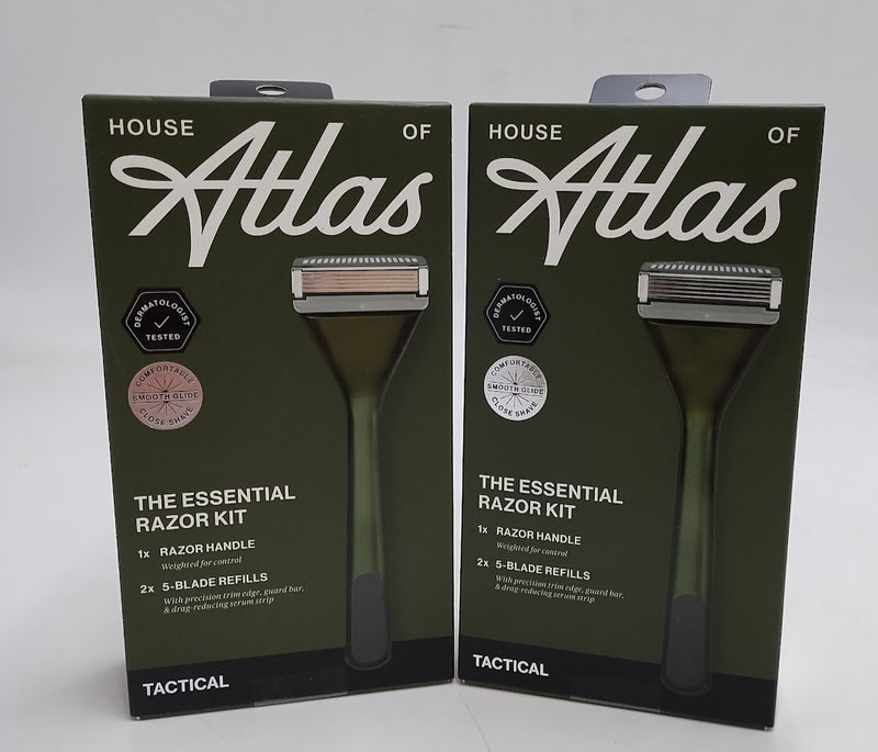 2 PACK!!! House of Atlas Essential Razor Kit - Tactical