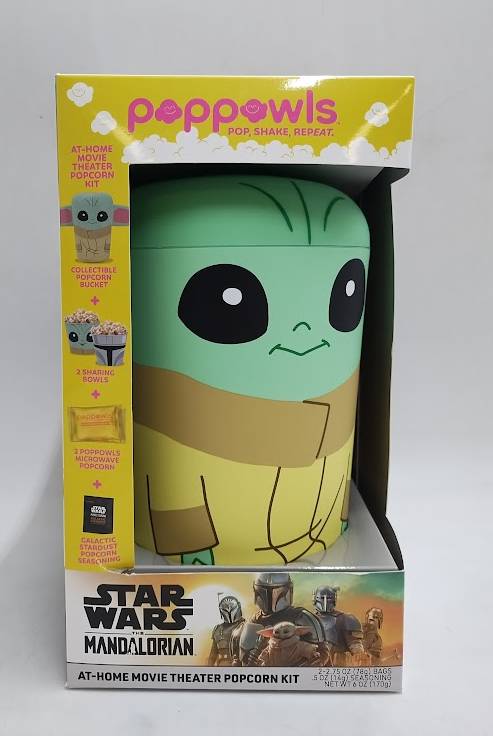 POPPOWLS Popcorn Grogu Star Wars Mandalorian Bowls Galactic Stardust Seasoning