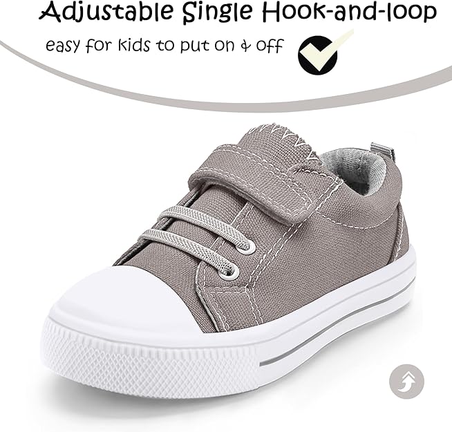 K KomForme Toddler Shoes Canvas Sneakers Size 5