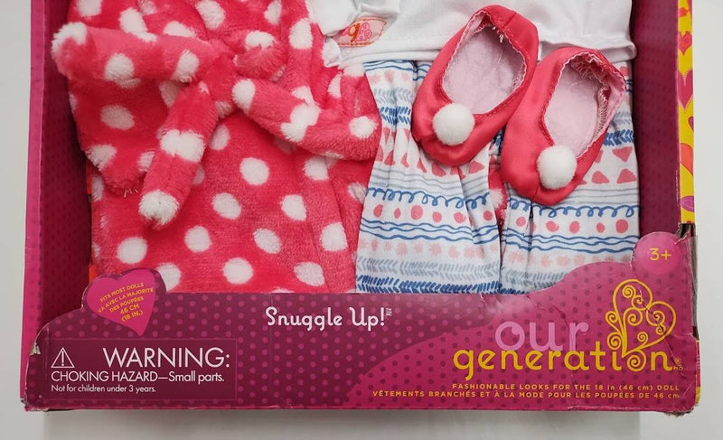 Our Generation Deluxe Pajama Outfit for 18" Dolls - Snuggle Up SEE DETAILS