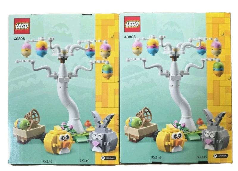 2 PACK!!!! LEGO Easter Bunny and Chick Egg Hunt Kids Toy 40808