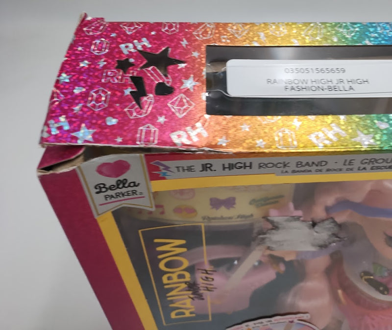 Rainbow High Jr High Rock Band - Bella, Pink 9" Fashion Doll SEE DETAILS
