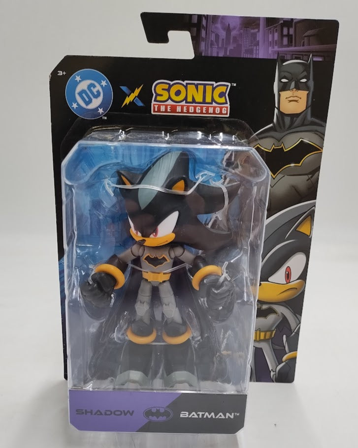 DC X Sonic the Hedgehog 5"Shadow as Batman Action Figure