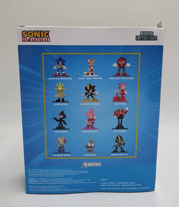 Jada Toys Sonic the Hedgehog Nano Metalfigs Die-Cast Series 3 - SEE DETAILS