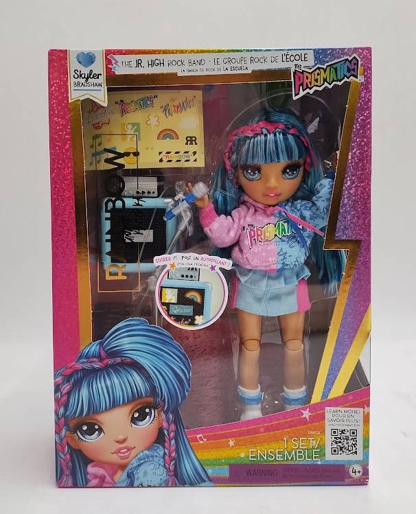 Rainbow High Jr High Rock Band - Skyler, Blue 9" Fashion Doll SEE DETAILS