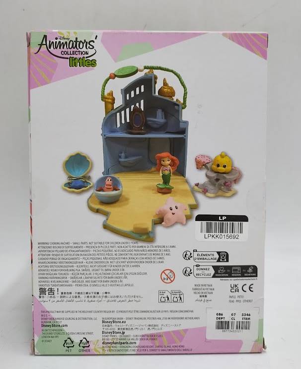 Disney Animators' Collection Littles Ariel Palace Play Set Little Mermaid SEE DETAILS