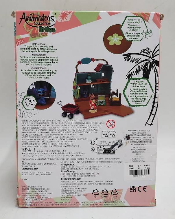 Disney Animators' Collection Littles Lilo & Stitch House Playset SEE DETAILS