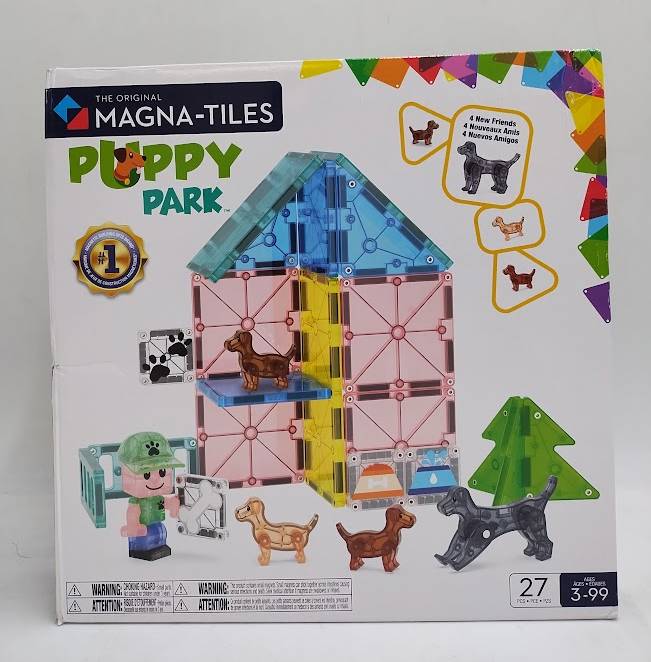 MAGNA-TILES Puppy Park: 27-Piece Magnetic Building Set SEE DETAILS