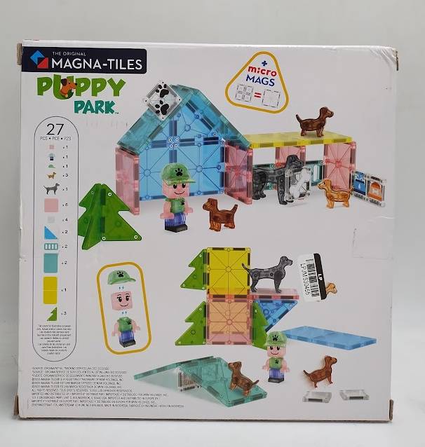 MAGNA-TILES Puppy Park: 27-Piece Magnetic Building Set SEE DETAILS