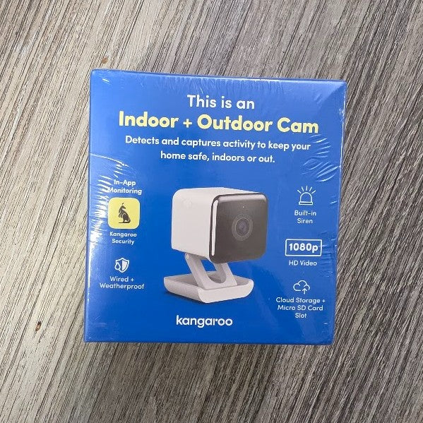 KANGAROO Indoor+Outdoor Camera | Security Camera Outdoor + Indoor Wifi