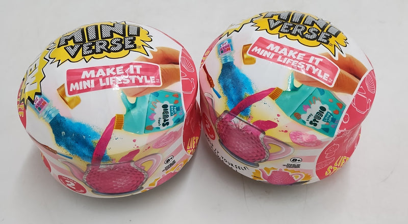 2 PACK MGA's Miniverse Make It Mini Lifestyle Series 2