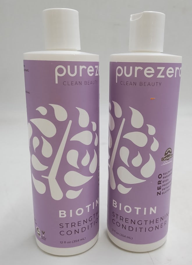 2 PACK Purezero Biotin Strengthening Conditioner - 12 fl oz