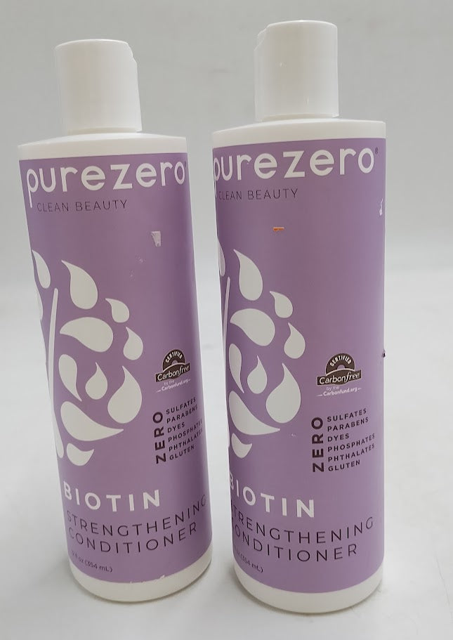 2 PACK Purezero Biotin Strengthening Conditioner - 12 fl oz