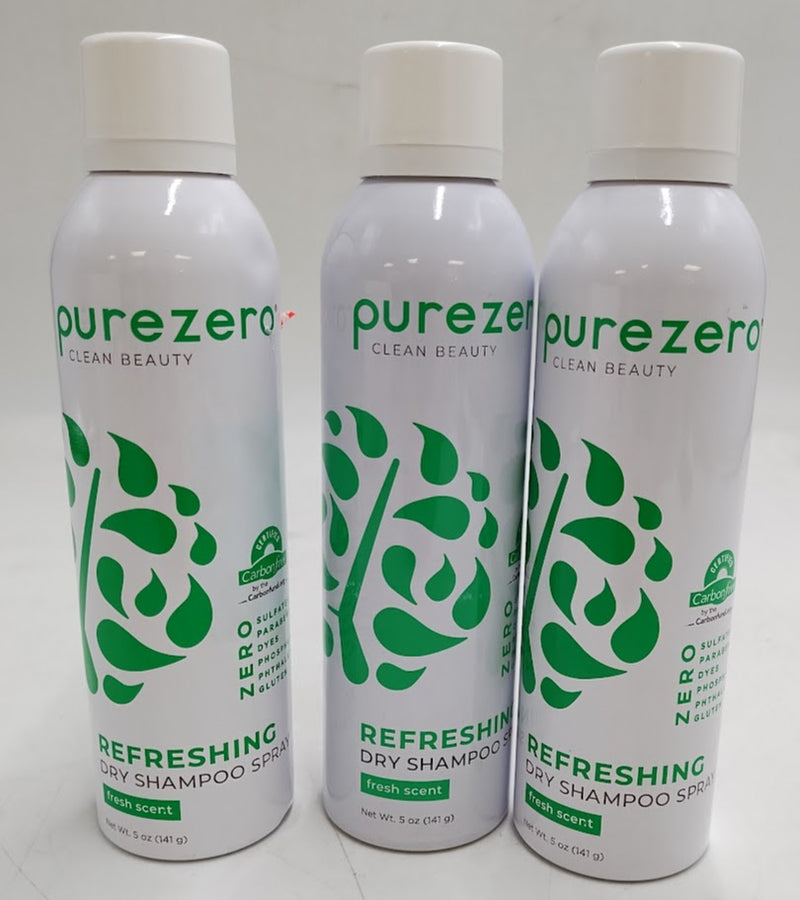 3 PACK Purezero Refreshing Dry Shampoo Hair Treatment - 5oz (LOCAL PICKUP ONLY)
