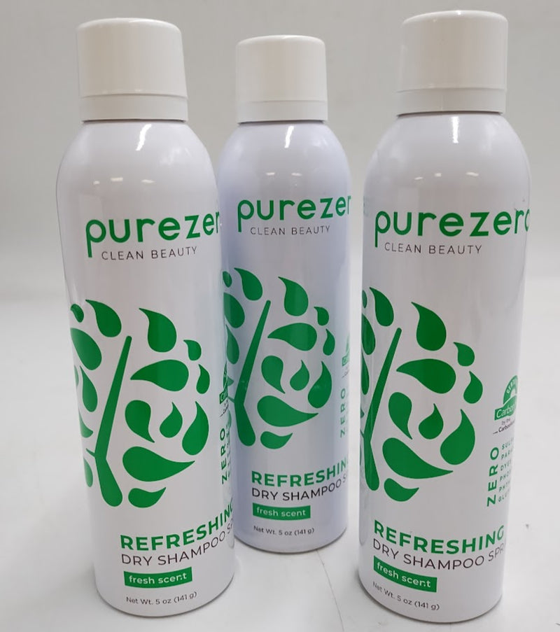 3 PACK Purezero Refreshing Dry Shampoo Hair Treatment - 5oz (LOCAL PICKUP ONLY)