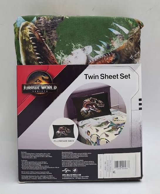 Twin Jurassic World Sheet Set