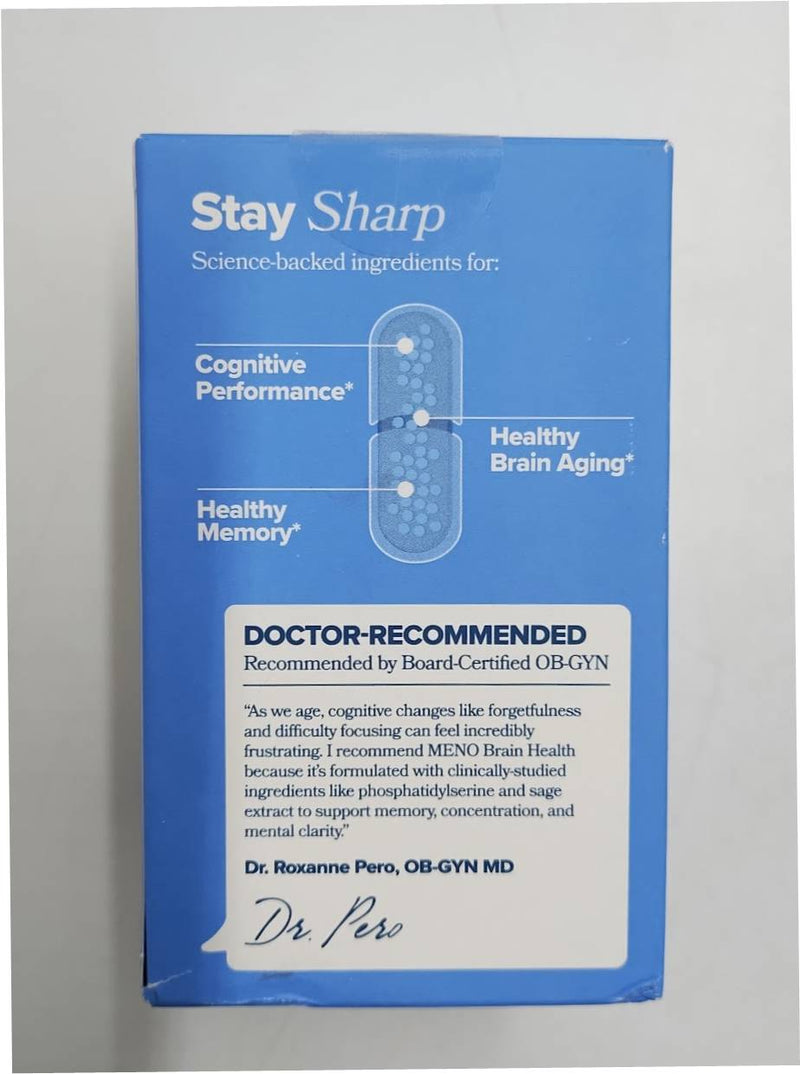 O Positiv MENO Brain Health + Memory Support Capsules - 60ct EXP 03/04/2027
