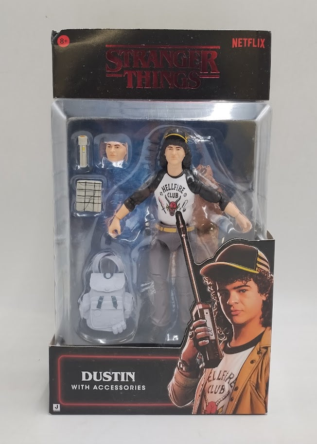 Stranger Things 6" Upside Down Collection Figures - Dustin (S5) - W1 SEE DETAILS