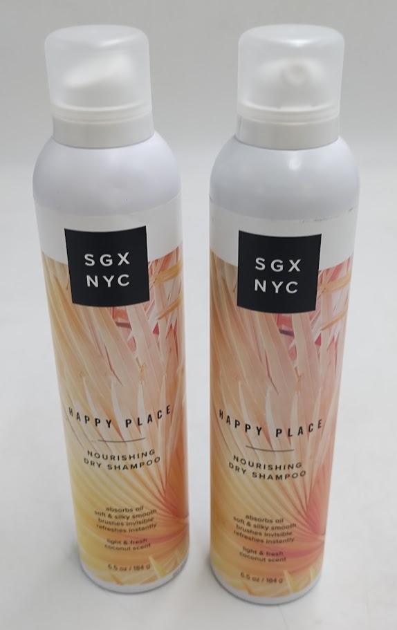 2 PACK SGX NYC Happy Place Nourishing Dry Shampoo - 6.5oz