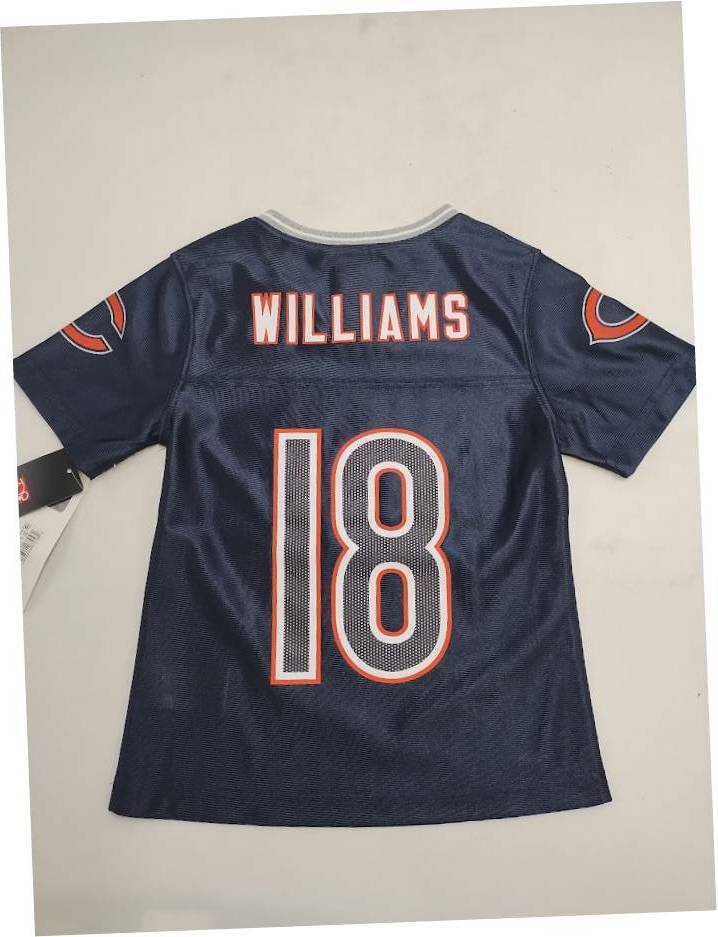 NFL Chicago Bears Caleb Williams Girls' Short Sleeve Jersey M