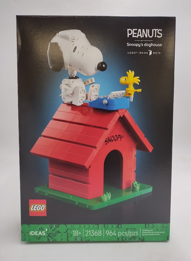LEGO Ideas Peanuts: Snoopy's Doghouse Building Set 21368 SEE DETAILS - IN HAND!