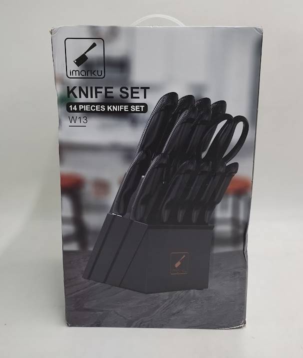New Imarku Knife Set with Block 14 Piece Set