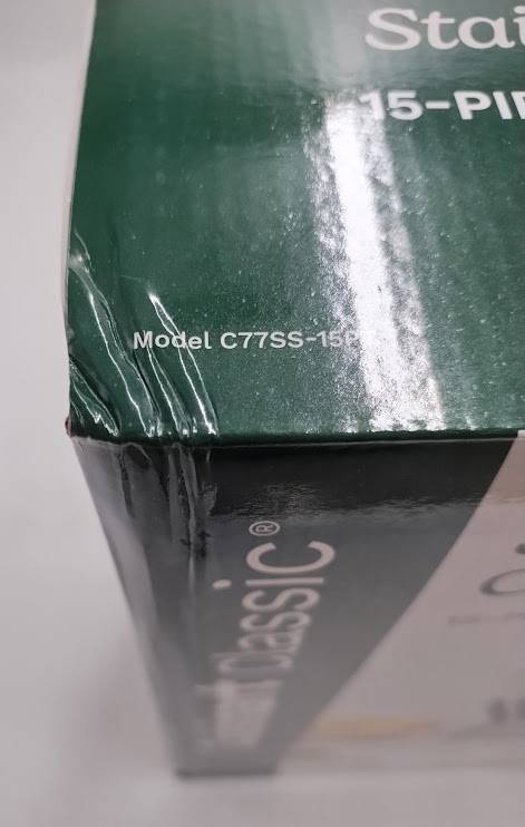 Cuisinart Classic 15pc Stainless Steel Knife Block Set - C77SS-15PT SEE DETAILS