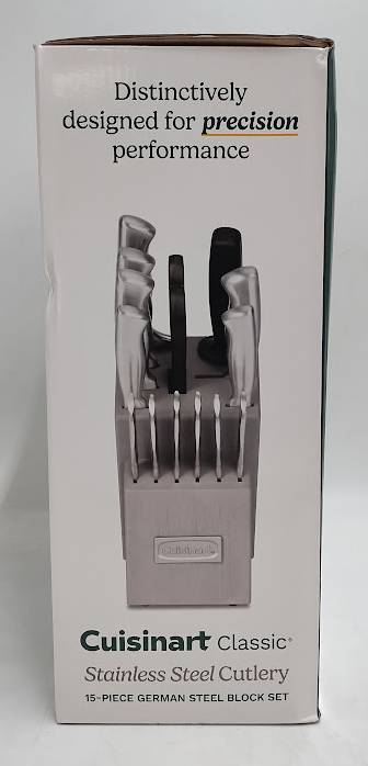 Cuisinart Classic 15pc Stainless Steel Knife Block Set - C77SS-15PT SEE DETAILS