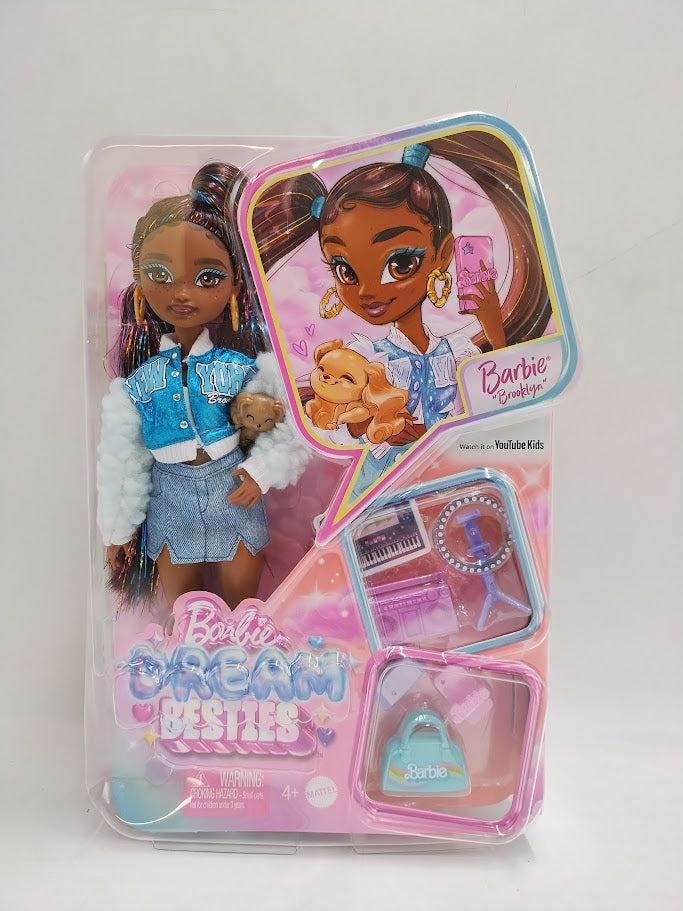 Barbie 12.7" Dream Besties Barbie Brooklyn Fashion Doll SEE DETAILS