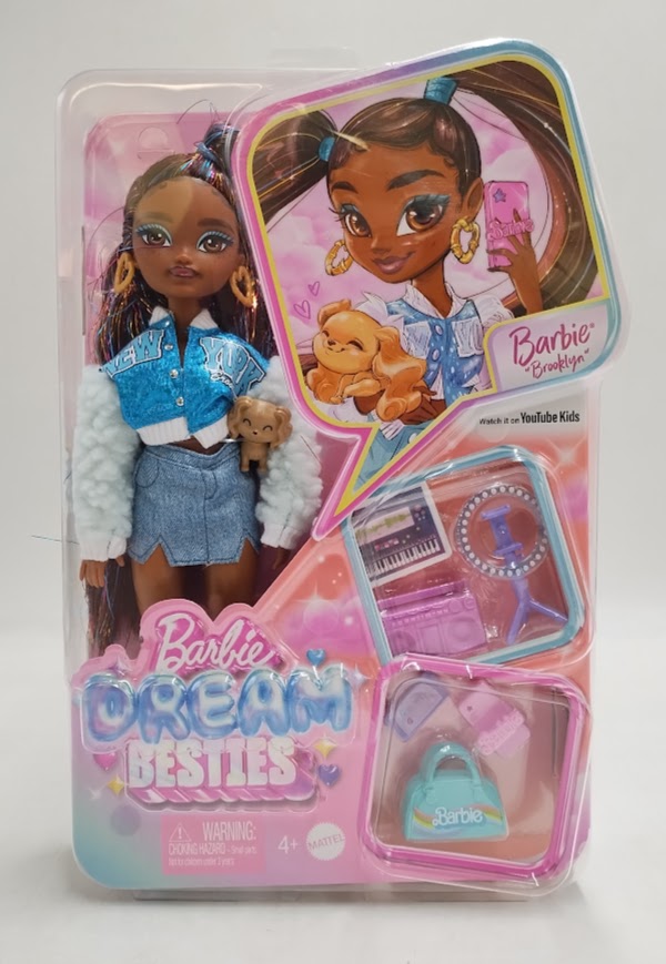 Barbie 12.7" Dream Besties Barbie Brooklyn Fashion Doll SEE DETAILS