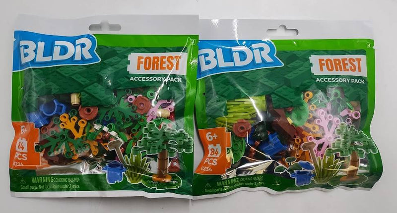 LOT OF 2 BLDR Forest Pack Accessory Set Creative Thinking Building Components