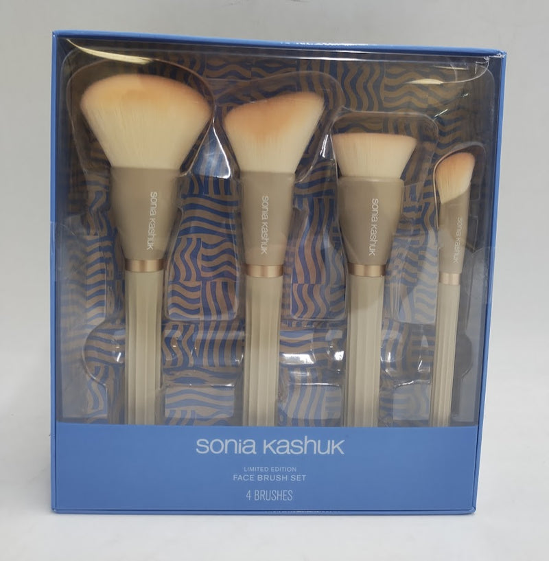 Sonia Kashuk Limited Edition Ribbed Face Makeup Brushes - 4ct SEE DETAILS
