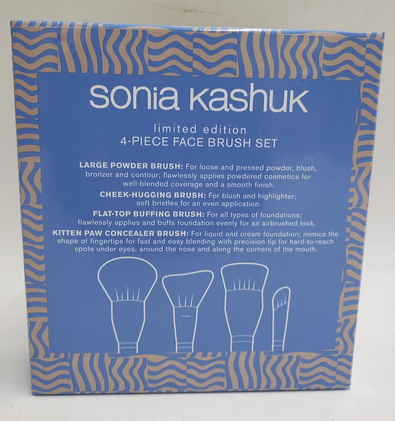 Sonia Kashuk Limited Edition Ribbed Face Makeup Brushes - 4ct SEE DETAILS
