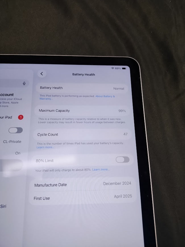 Apple 11-inch iPad Air (M3) Wi-Fi 128GB - Purple **PREOWNED, SEE DETAILS**
