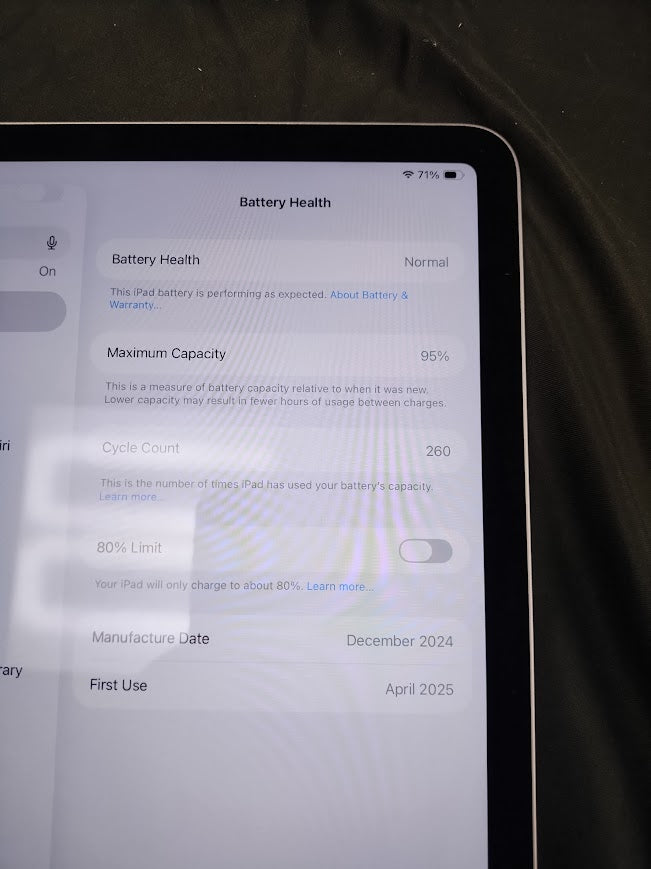 Apple 11-inch iPad Air (M3) Wi-Fi 128GB - Purple **PREOWNED, SEE DETAILS**