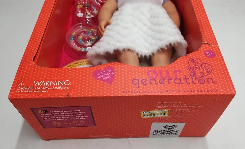 Our Generation Mariana 18" Doll with Rainbow Jewelry Accessories Set SEE DETAILS