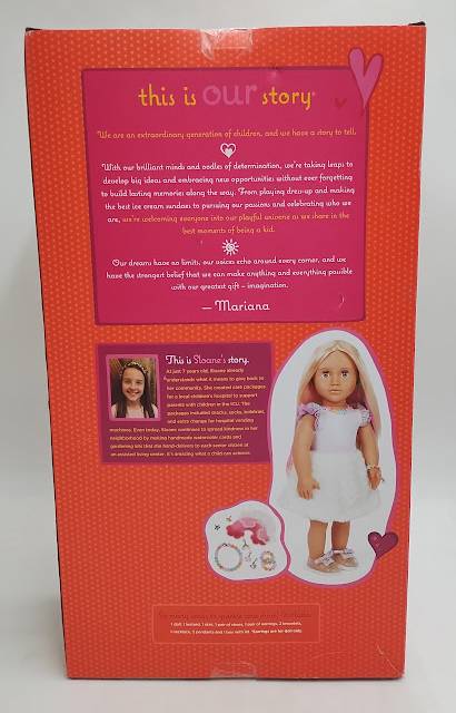 Our Generation Mariana 18" Doll with Rainbow Jewelry Accessories Set SEE DETAILS