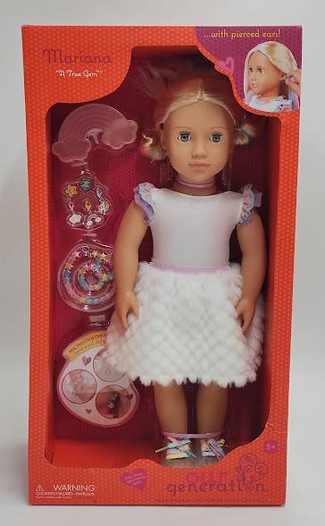 Our Generation Mariana 18" Doll with Rainbow Jewelry Accessories Set SEE DETAILS
