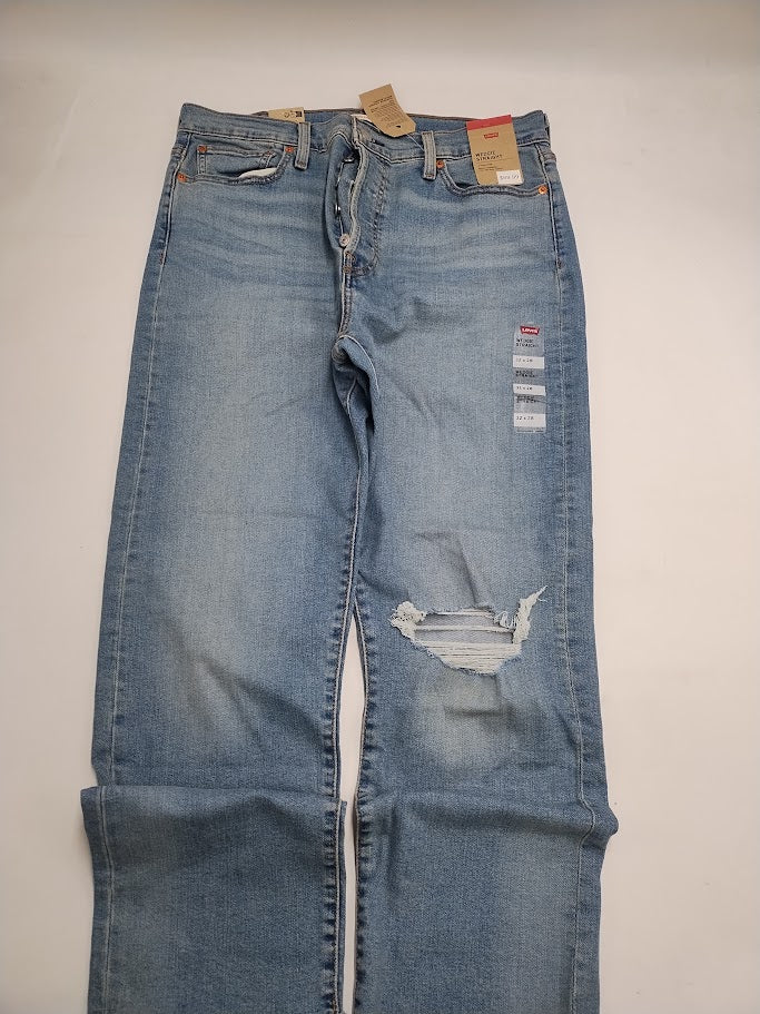 Levi's Women's High-Rise Wedgie Cropped Jeans Night Sight 32x28