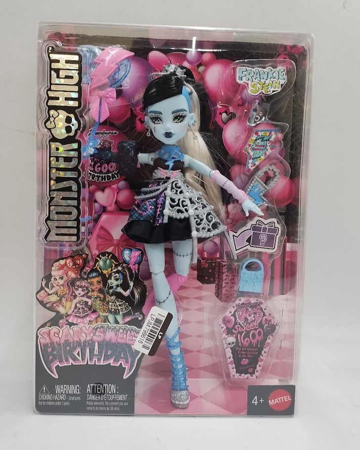 Monster High Scary Sweet Birthday Frankie Stein Doll SEE DETAILS