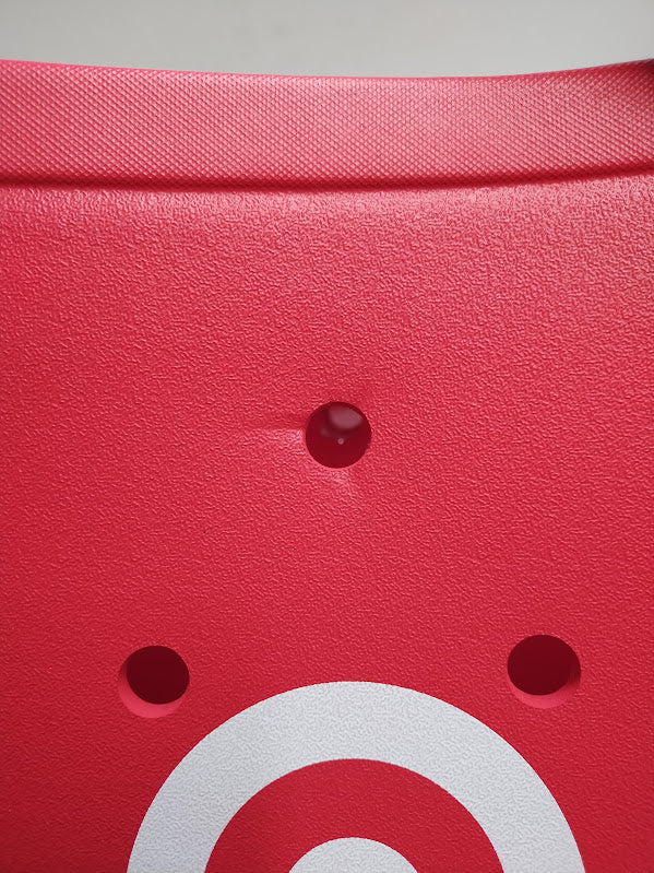 Bogg Bag Original Bullseye Tote Bag - Red SEE DETAILS - MISSING SMALL POUCH (LOCAL PICKUP ONLY)