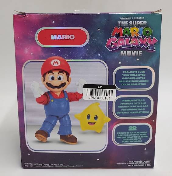 The Super Mario Galaxy Movie - 5" Figure Series - Mario Figure SEE DETAILS