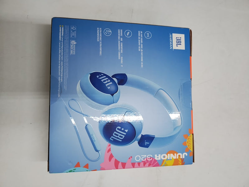 JBL Junior 320 On-Ear Headphones - Blue