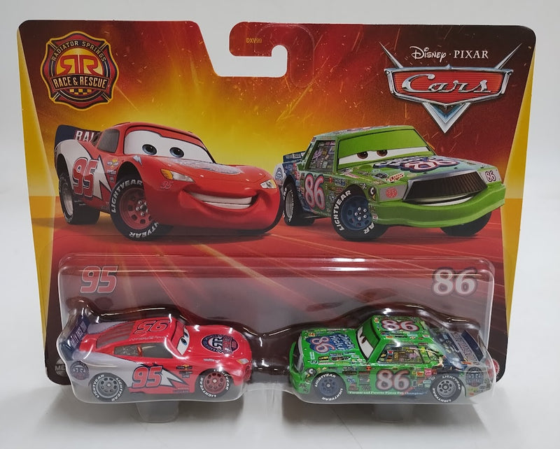 Cars Disney Radiator Springs Rally Race 200 Lightning McQueen & Chick Hicks