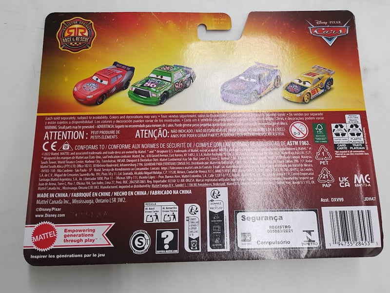 Cars Disney Radiator Springs Rally Race 200 Lightning McQueen & Chick Hicks